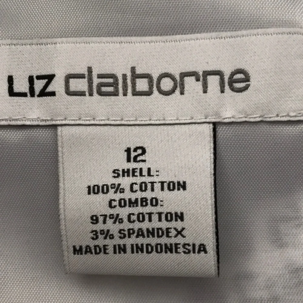 NWT Liz Claiborne sleeveless fitted dress V-neck Cotton Spandex - Picture 13 of 13